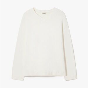 The Fringes V neck cotton sweater like Cos